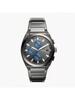 Men's Quartz Stainless Steel Three-Hand Wristwatch with Stainless Steel Case and Crystal Lens, Model FS5830