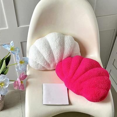 Shell Shaped Throw Pillow Decorative Plush Cushion Super Soft Wear Resistant Friendly To Skin Pillow