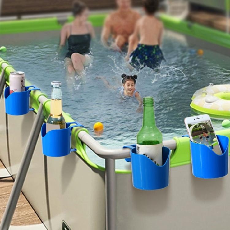 Removable Poolside Cup Holders Beverage Beer Cup Holder Hand Soap Hanger Poolside Cup Hanger Basket Easy To Install