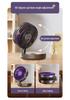 4800mAh Wall-Mounted Silent Folding Luminous Fan for Desktop, Office, or Student Use