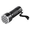 High Quality UV 21 LED Flashlight Torch Light Lamp Aluminium Violet Backlight Detection