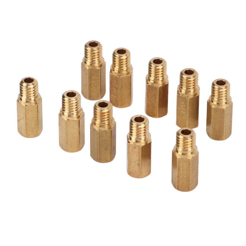 10pcs Carburetor Main Jet Kit Metal Carb Accessories Replacemet for Keihin FCR MX PWK PWM PE PJ 155‑178