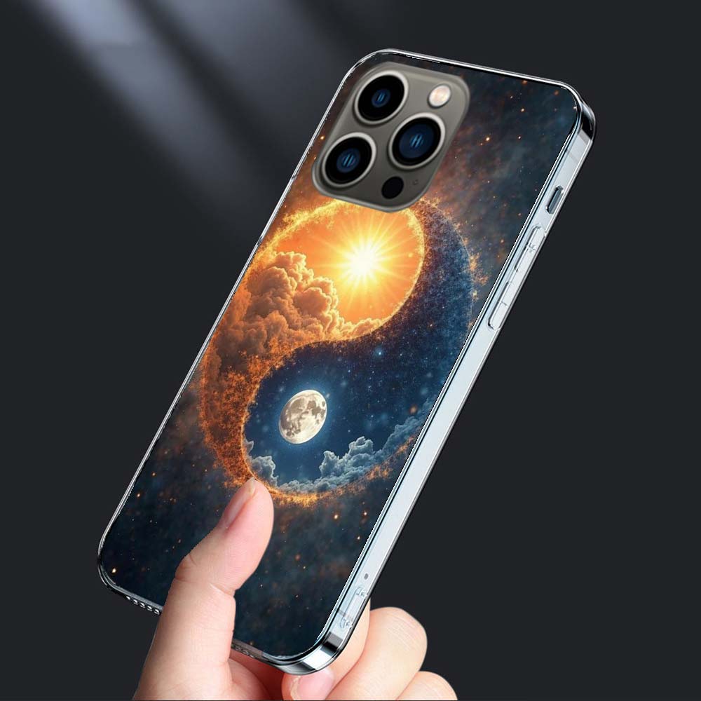 Balance of Elements The Eternal Yin-Yang Phone Case For Iphone 16E 15 Pro 14 Plus 17E 16 17 Pro Max Air 11 12 13 Mini Cover Case