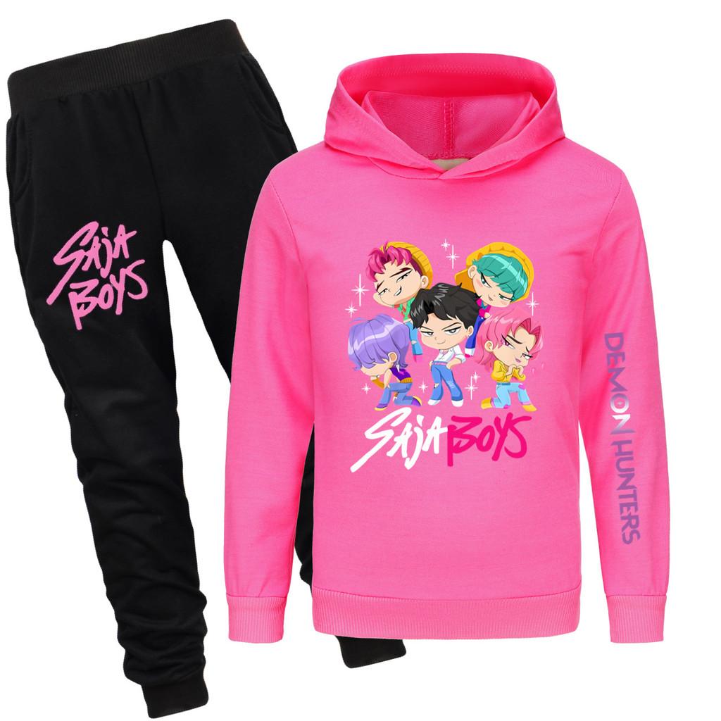 4988x Kids Girls Rumi Zoey Mira Print Hoodies Pants Trouser Clothes Set