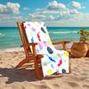 Personalized customized proof beach towel with Pikmin Pikmin pattern - soft, absorbent,quick-drying,perfect swimming,camping&bathing