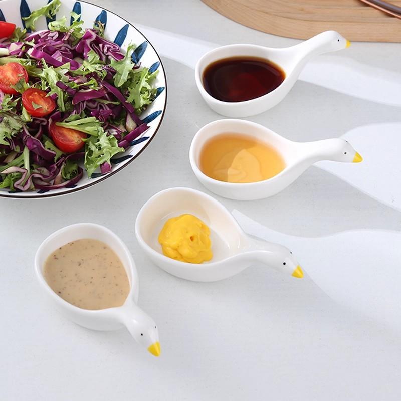 Cartoon Dipping Sauce Plate, Cute Small Plate, Snack Plate, Barbecue Dipping Sauce Plate, Vinegar Plate, Small Dipping Sauce Plate