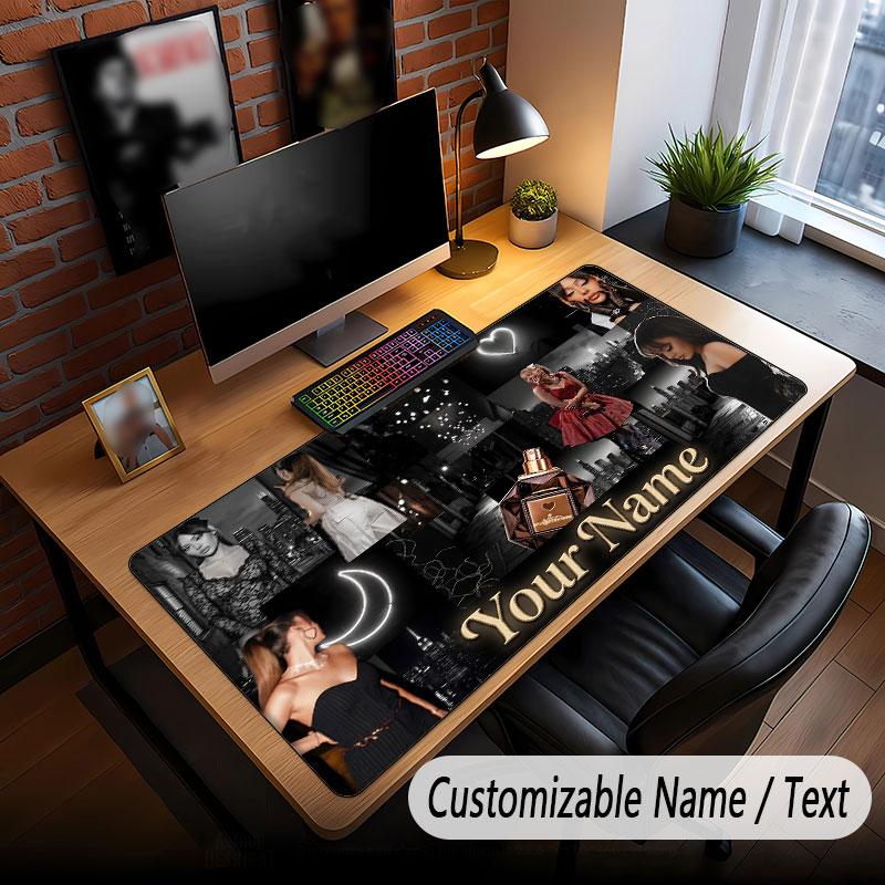 Custom Name Extended Mouse Pad,Ayliva Gaming Desk Mat For Home Office Desktop Decor