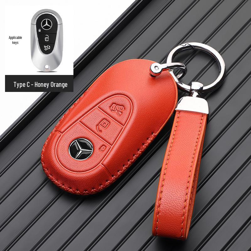 

Key Case for 23 Mercedes-Benz C-Class/S-Class: Fits C260L, C200L, S450L, S400L Models Gift Box