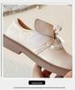 Sapatos de Princesa com Laço de Couro para Meninas com Sola Macia e Acabamento em Renda para Primavera e Outono
