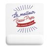 Mousepad - PLANETEE - Handsome Dad Best In the Whole World - 22x18 Cm - Smooth Non-slip Surface - 3 Mm