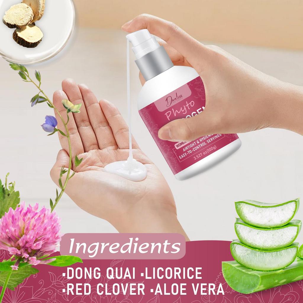 Phyto Estrogen Cream-Deeply Moisturizing Body Skin-Fast Absorption and Smooth Dryness-Suitable For All Skin Types,100g