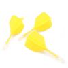 CUESOUL ROST T19 Shaft Integrated Flight Big Wing Shape Yellow with white Ice Shaft set - 3-piece (CS-AK577L)