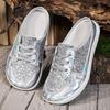 YRZL Damen Freizeitslipper Sandalen Sommer Rutschfest Atmungsaktiv Outdoor Sportsandalen Leichtgewichtige Laufschuhe für Damen