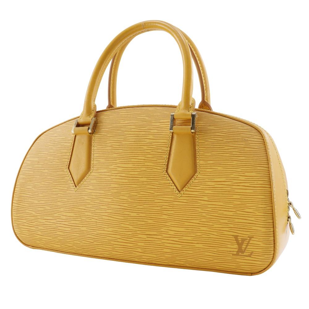 Louis Vuitton Jasmin Handbag M52089 Tassiri Yellow Yellow Epi Leather Women Used