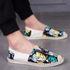 Fashion Summer Linen Breathable Casual Flats Shoes Mens Espadrilles Loafers Fashion Men Canvas Shoes Fisherman Shoe Driving Footwear