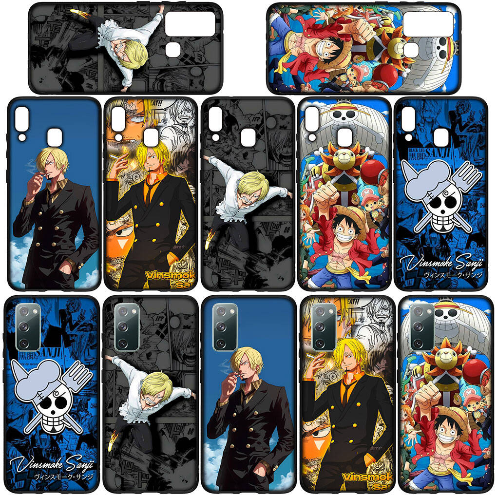 Phone Case for iPhone 17 15 16 Plus Xiaomi Poco X7 X6 F8 F7 M8 C85 C75 Redmi Note 14 12 11 13 Pro Max A4 14C 13C 15C Cute Luffy One Pieces Sanji Cover