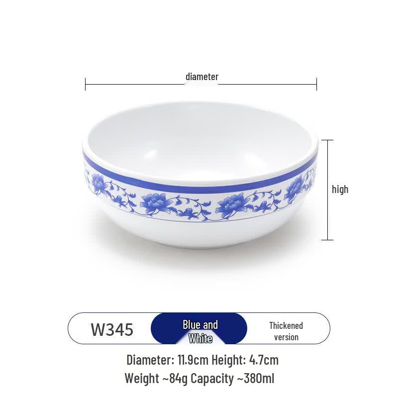 Chinese Style Melamine Soup Bowl