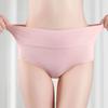 4Pcs Cotton Women's Panties High Waist Body Shaper Underwear Plus Size Breathable Panty Solid Ladies Briefs Slim Female Lingerie