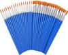 5-200pcs Paint Brushes Set for Kids Acrylic with Flat Round Pointed Paint Brushes Craft Watercolor Oil Painting Brushes