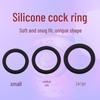 Men's Silicone Penis Ring Set - 3-Piece for Foreskin Restriction and Delay