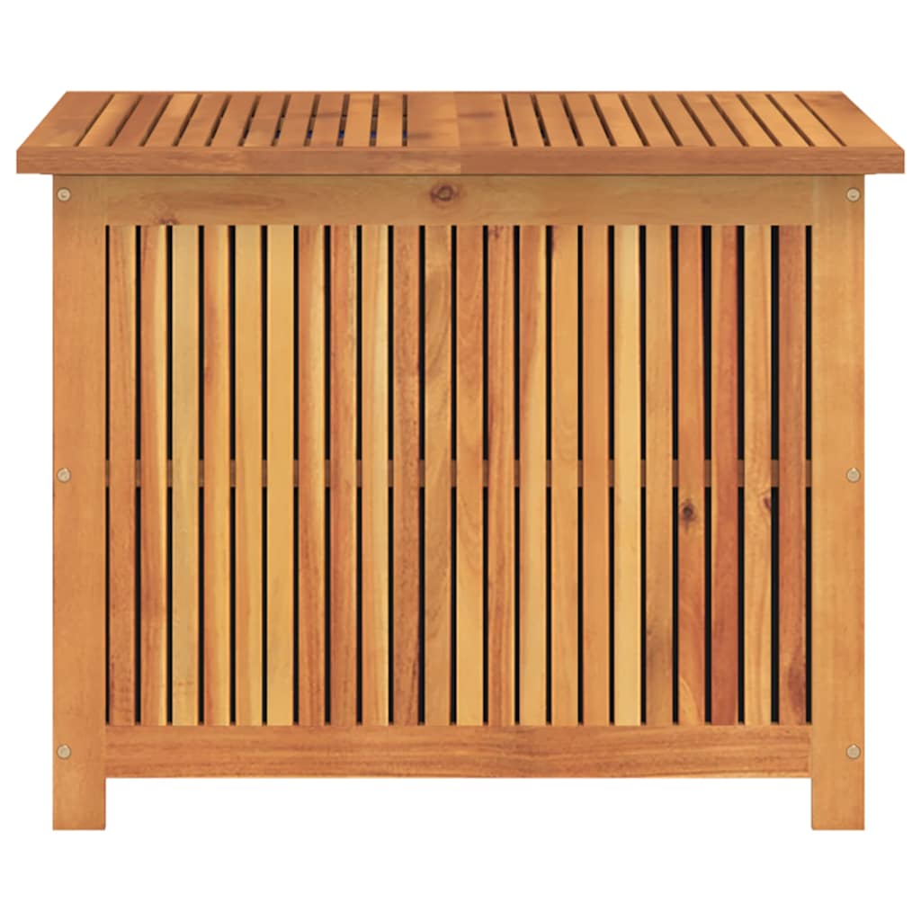 Garden Storage Box 75x75x58 cm Solid Acacia Wood