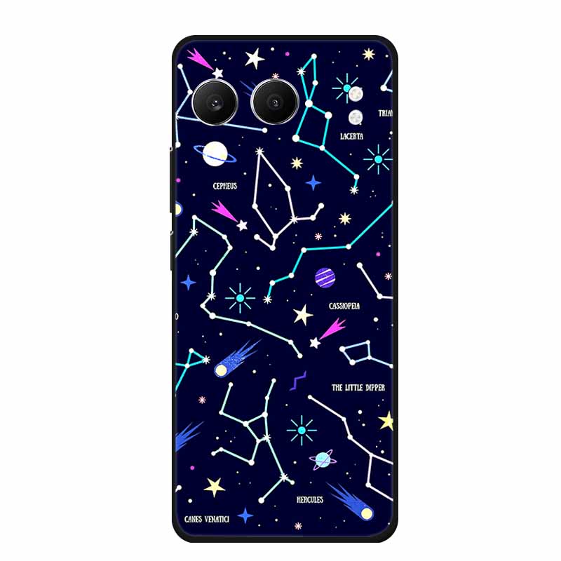 For OnePlus Nord 4 Back Cover Case Cute Cartoon Cat Black Silicone Soft Phone Cases For OnePlus Nord 4 Case Nord4 6.74" Capa Bag