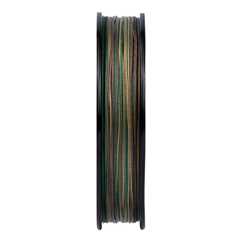 HERCULES PE Angelschnur, 4-fach geflochten, Camouflage-Grün, 6lb, 150yds, 137m