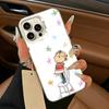 Animation Charlie and Lola Phone Case For iPhone 17,16,15,14,13,12,11 Plus,Pro Max,XS,White Silver  Phone Case