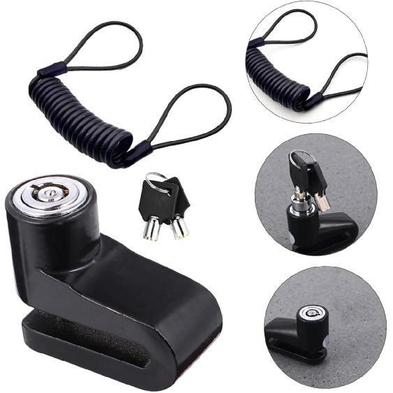 1 Satz Scheibenbremsenschloss Scheibenschloss Motorradschloss Fahrradschloss