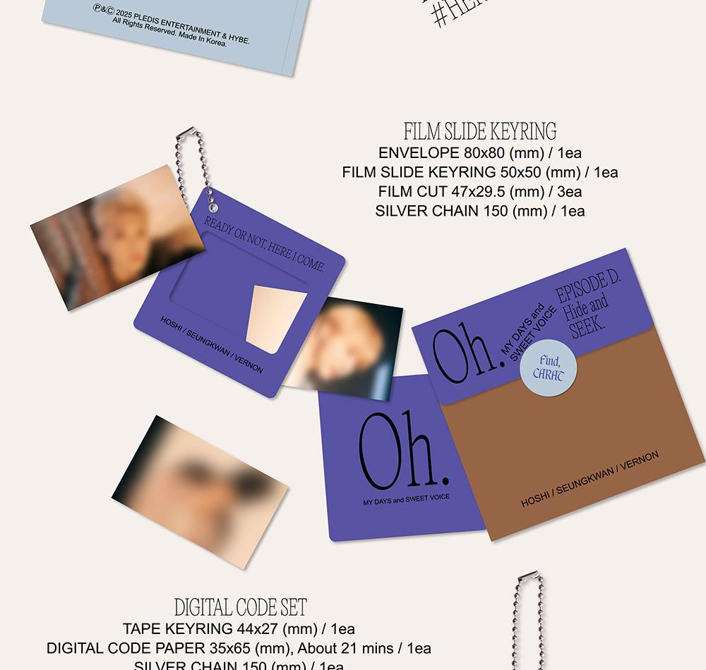 [POB] SEVENTEEN - SEVENTEEN UNIT FOTOBOK : Avsnitt C,D