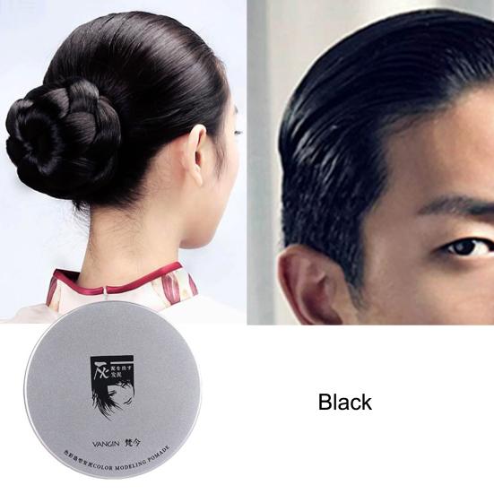 120g Temporary Hair Wax Colorful Disposable Hair Colour Styling Wax Dye Cream for Male