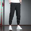 Jieleino Men's Summer Ice Silk Quick-Dry Casual Pants