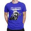 Helldivers Scifi Video Game T-Shirt Men Cool Pure Cotton Tee Shirt Crewneck Short Sleeve T Shirt Plus Size Clothing