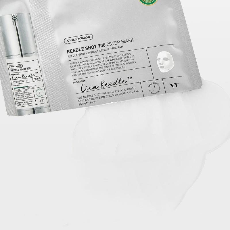 VT COSMETICS Masque en 2 étapes Reedle Shot 700 1,5g+25g