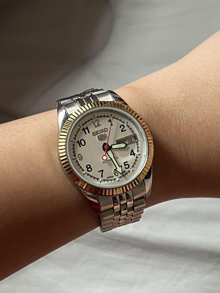 [USED] SEIKO Automatic Watch Silver Gold