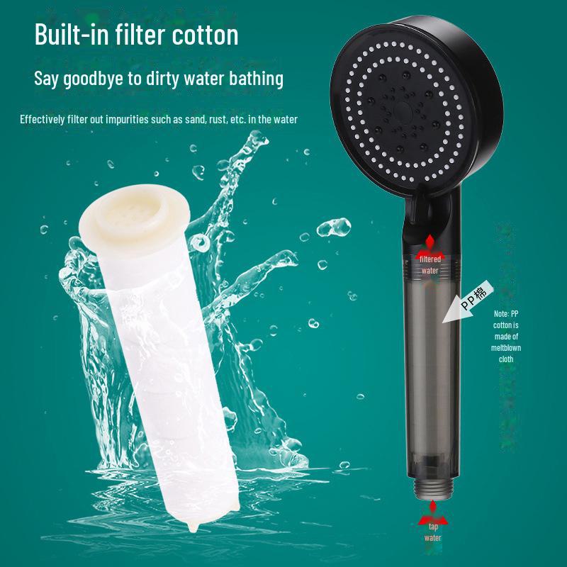 Yuba Pressurized Rain Shower Head Set with Large Water Outlet