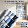 3D-Geometrie, wasserdicht, selbstklebende Tapete, Möbelrenovierung, dekorativer Aufkleber, DIY-Dekorfolie