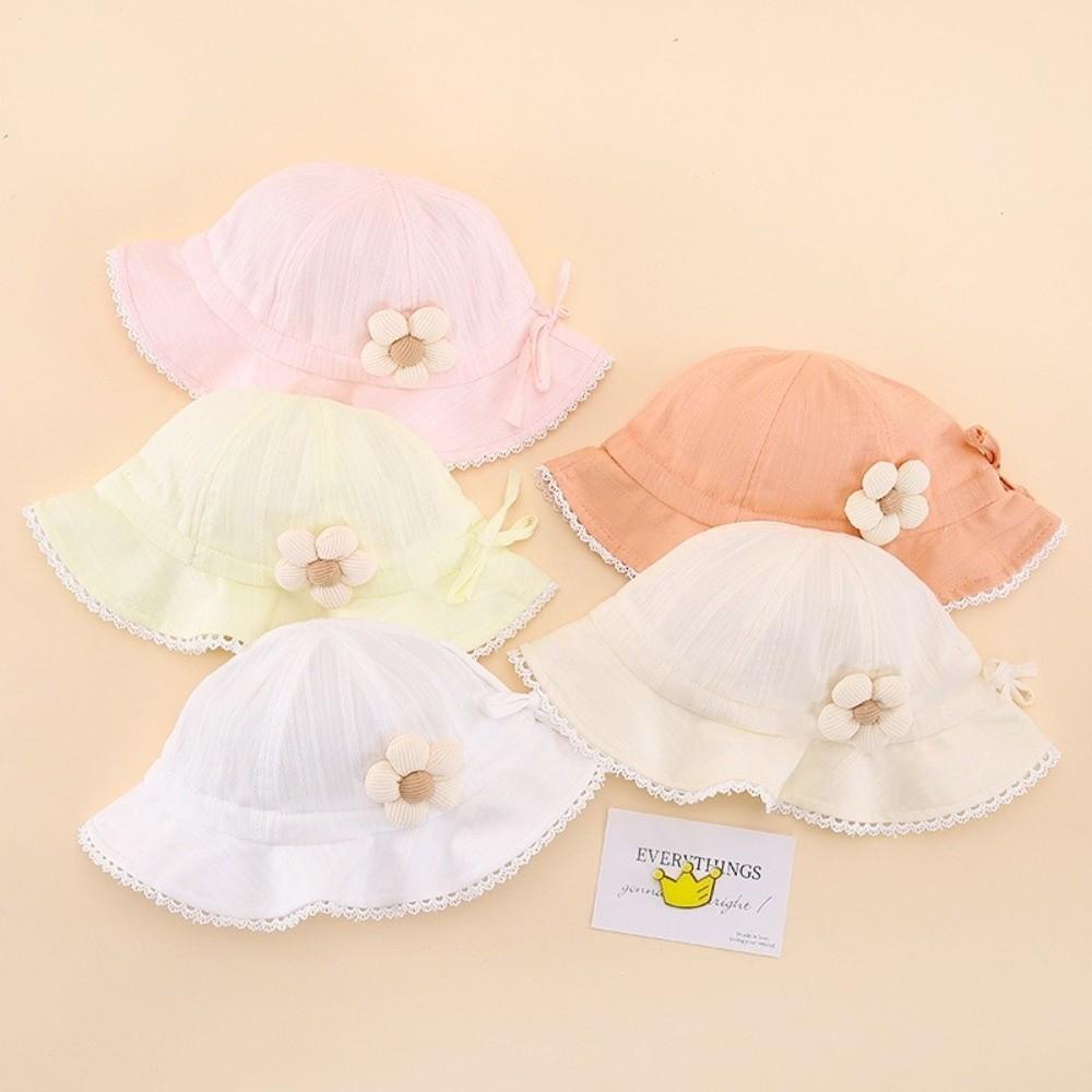Sun Protection Infants Bonnets Breathable Baby Sun Hat Cute Fisherman Hat  Spring Autumn