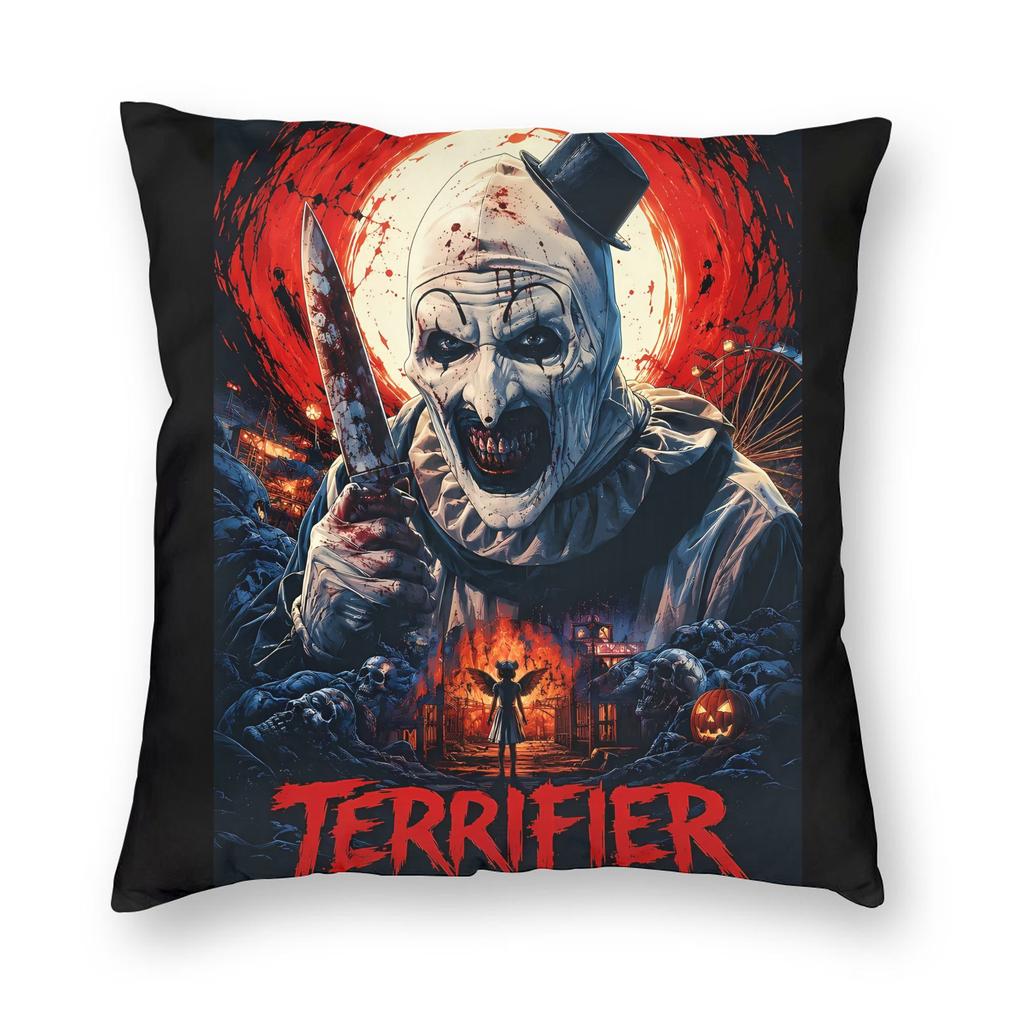 Pillow Cover Terrifier Movie Cute Funny Pillow Case For Chair Sofa Home Decor Pillowcases