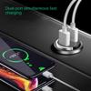 Dual USB Car Power Adapter Type C Mini Car Charger Durable Car Phone Charger  Car Phone Charging