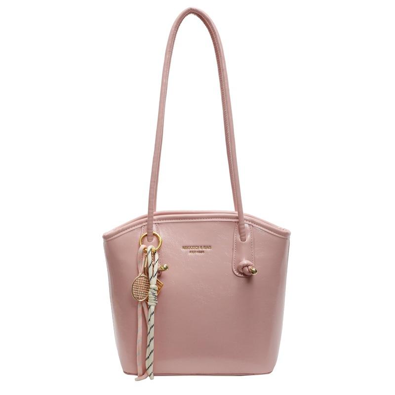 Premium Textured Small Bag Women's New Summer Commuter Versatile Shoulder Bag Fashionable Portable Bucket Bag