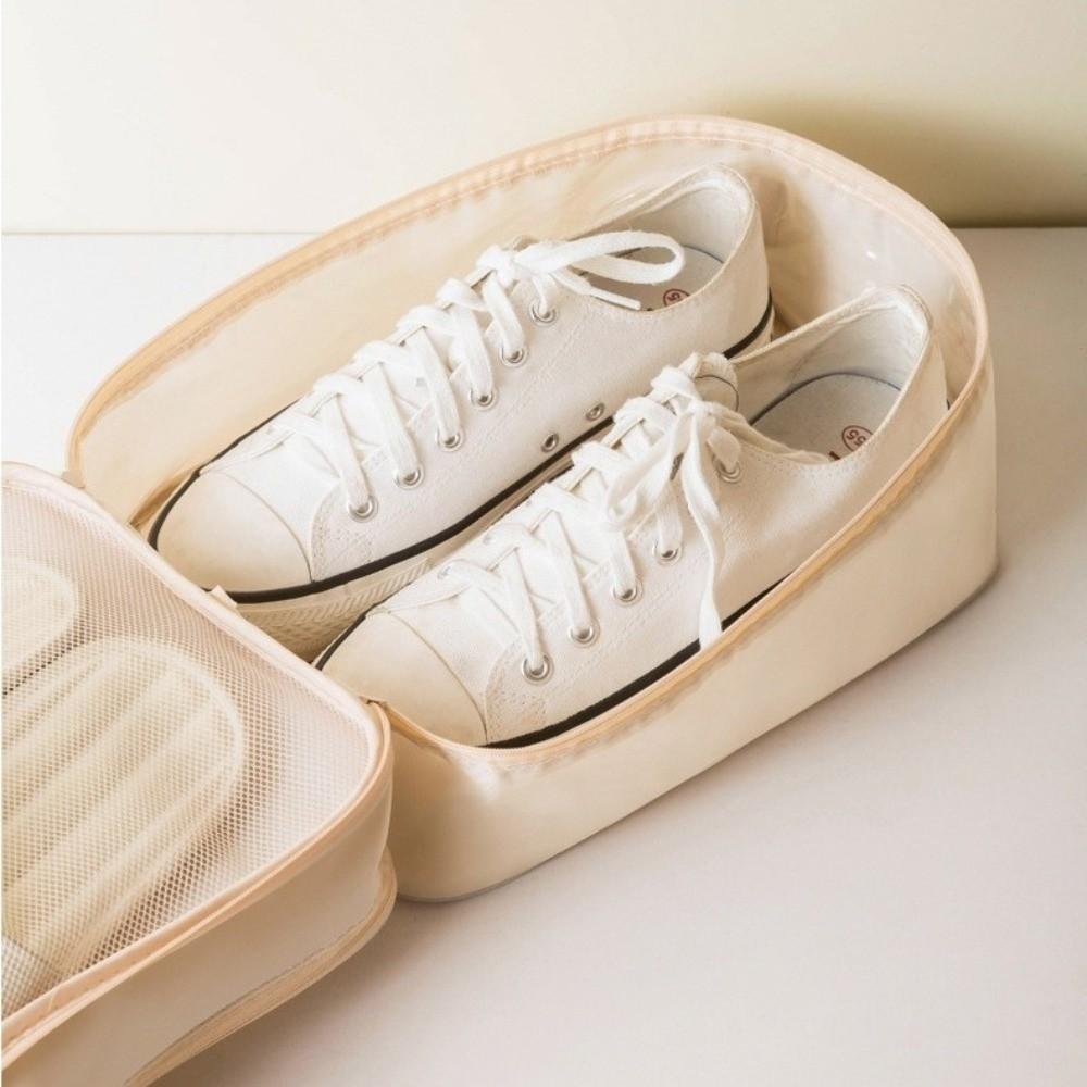 Double Layer Travel Shoe Bag Hanging Shoes Packaging Pouch Shoes Storage Bag  Closet Organizer