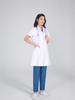 Men's Long/Short Sleeve White Lab Coat for Doctors and Dentists