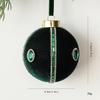New Fabric Gem Christmas Tree Patchwork Ball Decoration Pendant
