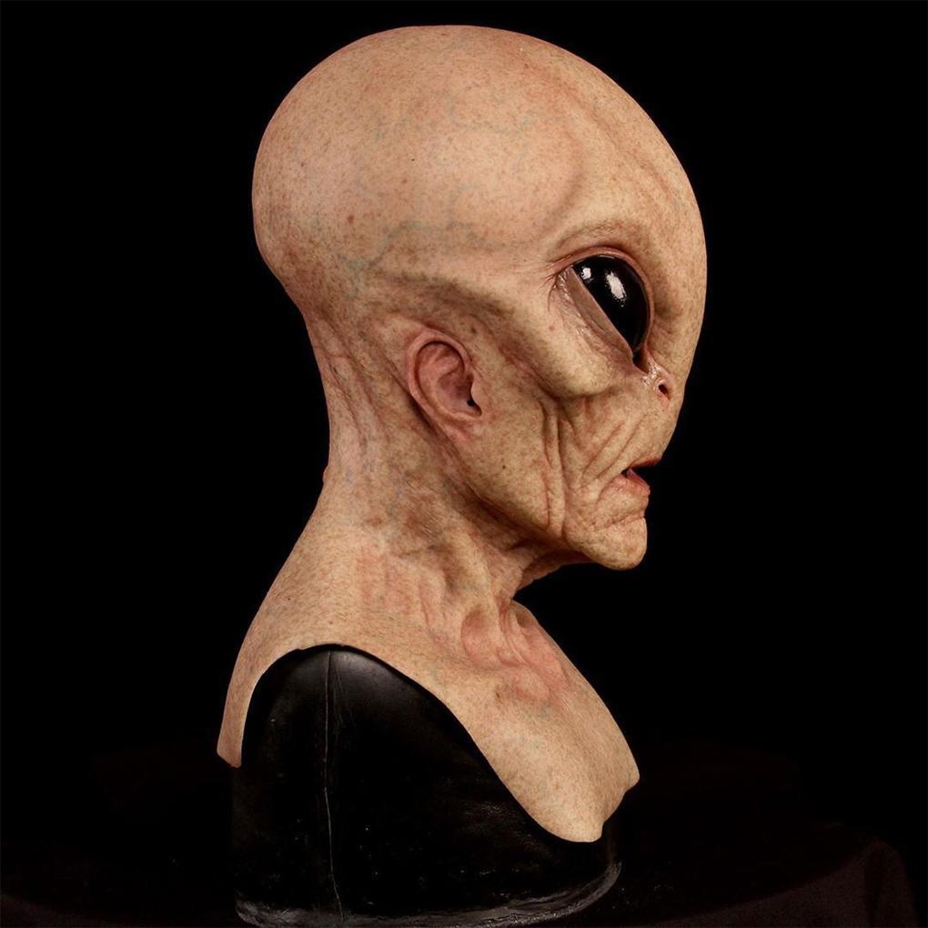 Vampire Mask Complete Halloween Look With Alien Mask Halloween Simulation Latex Mask Alien Mask Kids