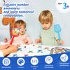 Basic Math Tabletop Toys for 3+, with Operation Dice for Addition, Subtraction, Multiplication, Division. Ideal for Kindergarten