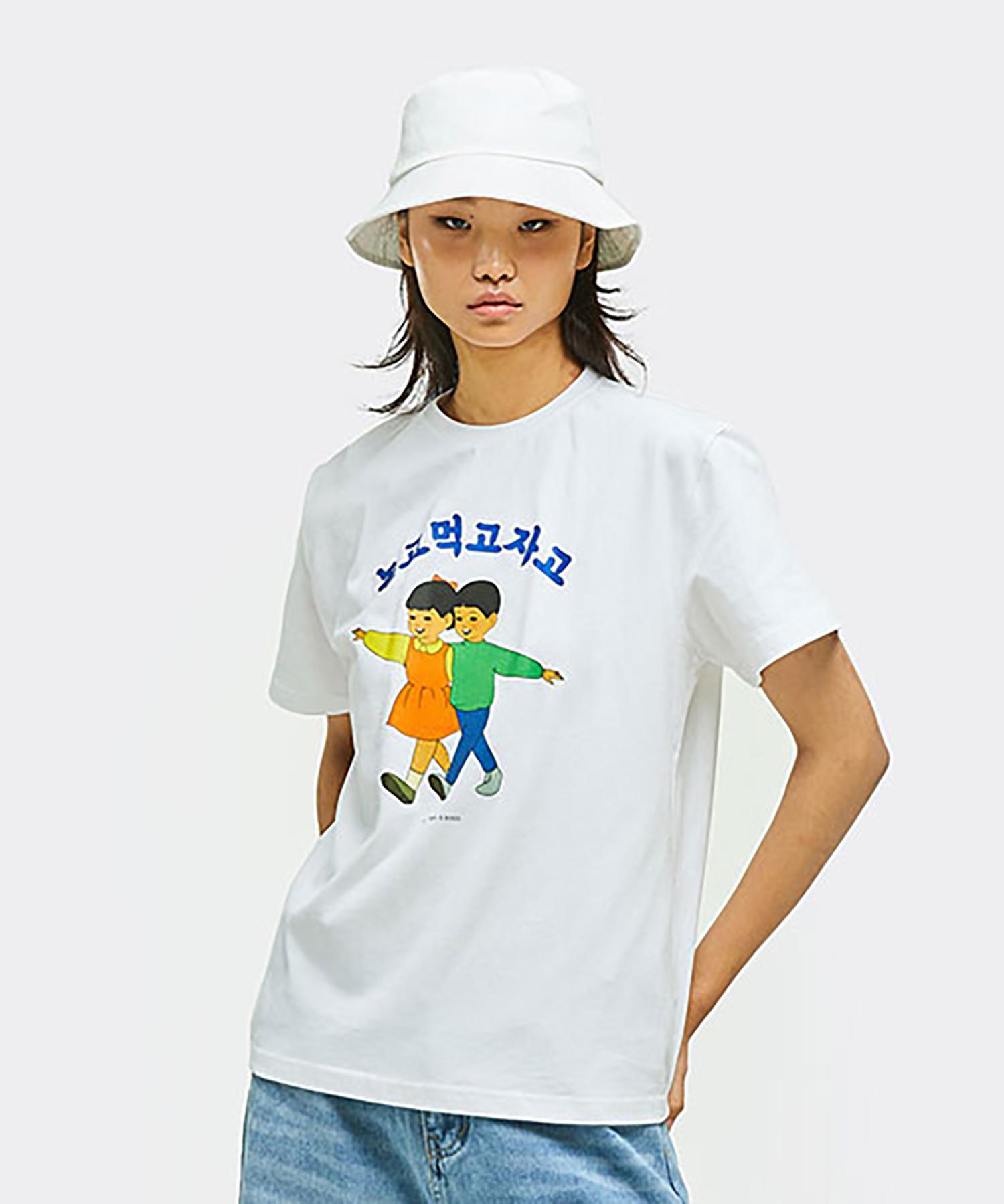 Короткие футболки для малышей  Тигренок  Играй, Ешь и Спи (белый) White/L
