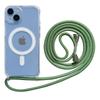 Laccetto a tracolla Custodia magnetica trasparente per 17 Air 16 15 Plus 14 13 12 Pro Max 11 Per Magsafe Cover posteriore rigida in acrilico PC
