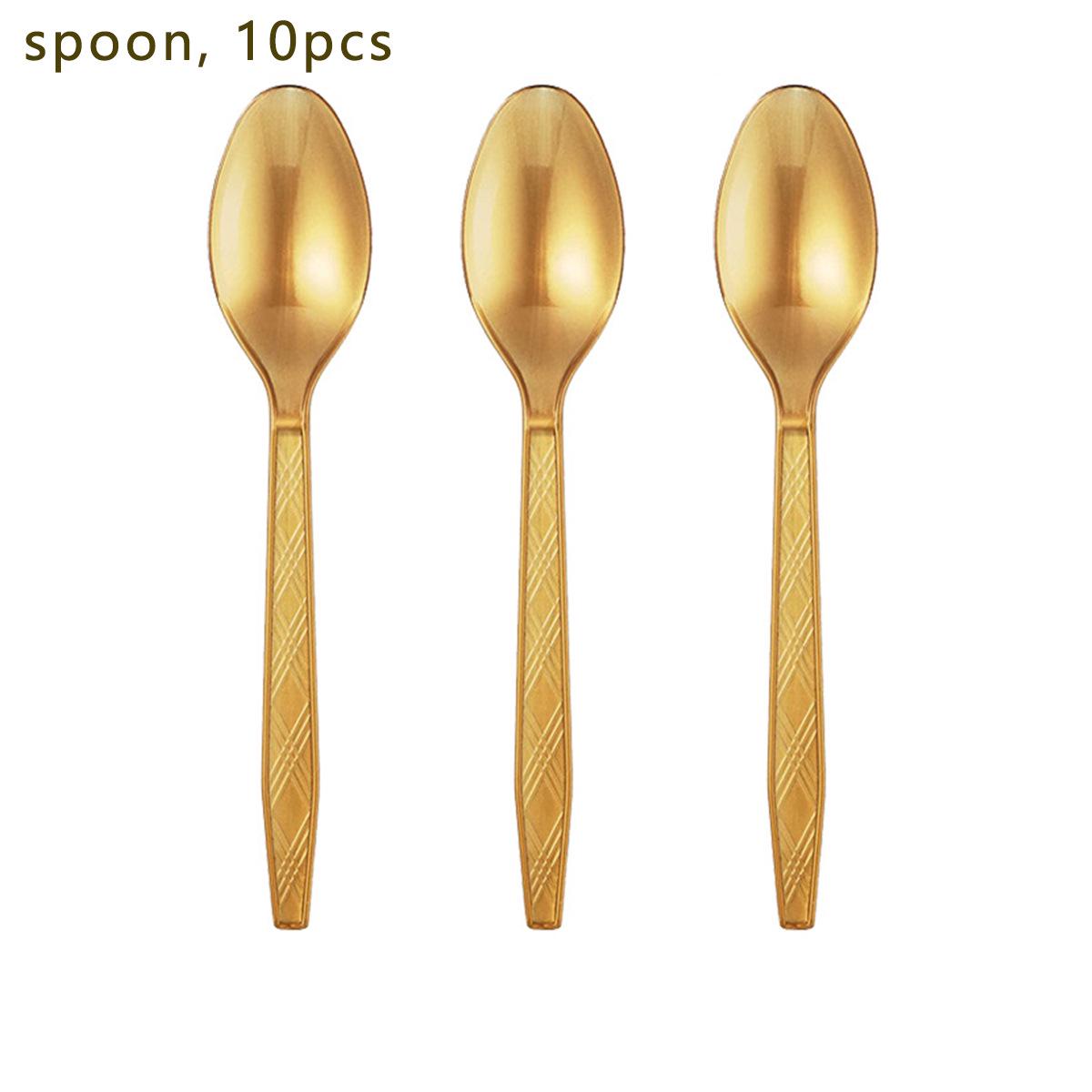 Red Polka Dot Disposable Tableware Set for Christmas & New Year Parties