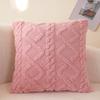 Plush Solid Color Pillow Bed Bedside Pillow Core Sofa Pillow